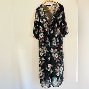 Long Flower Kimono